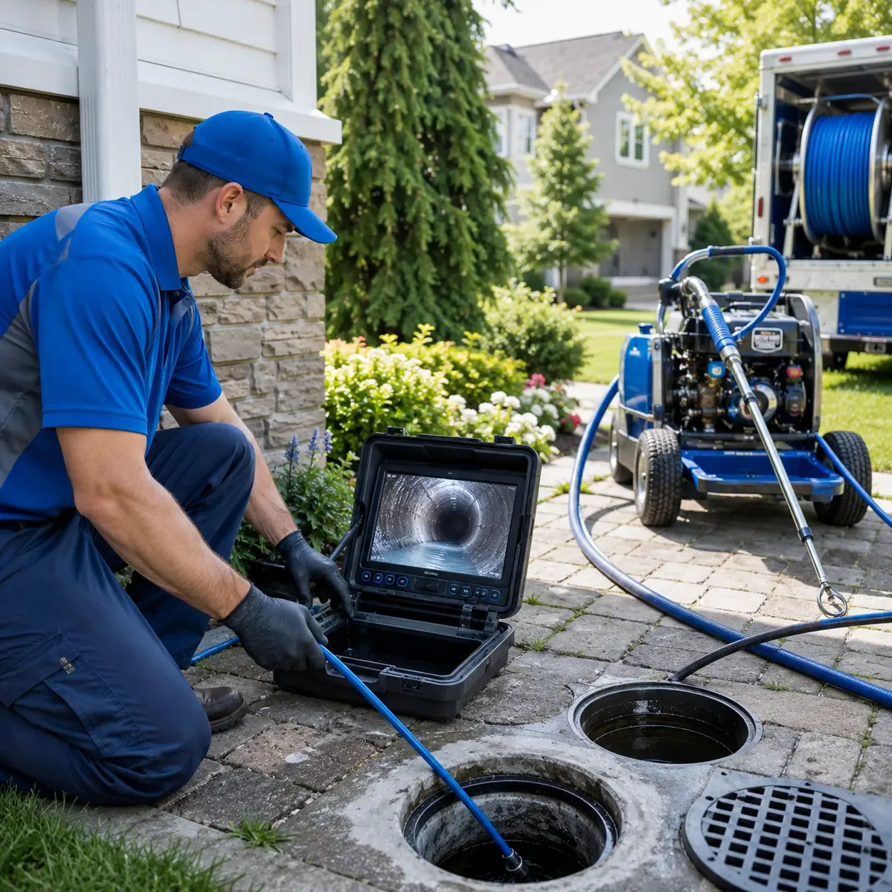 Outdoor drain cleaning professionals serving Rudolph, WI